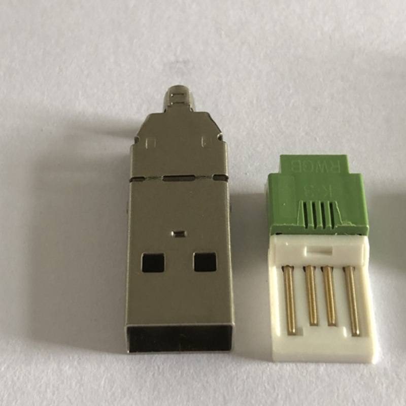 ickel-поставен USB тип A Западно гнездо 3-в-1 PC Adapter
